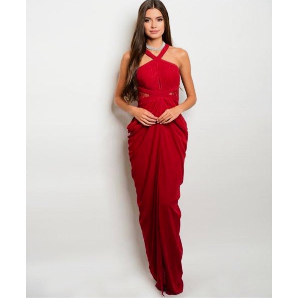 Halter Neck Gown